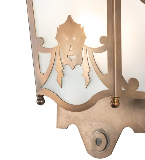 12"W Theatre Mask Wall Sconce