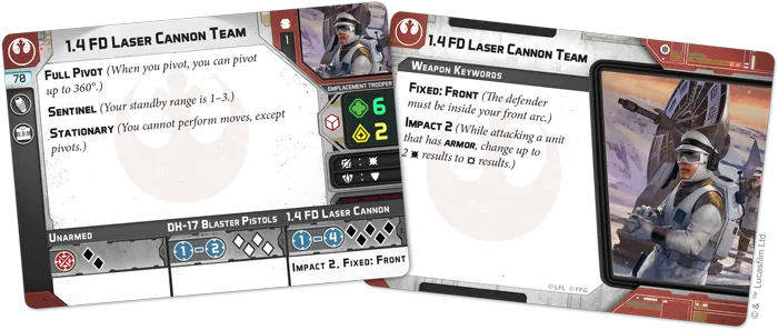 1.4 FD LASER CANNON TEAM Unit Expansion