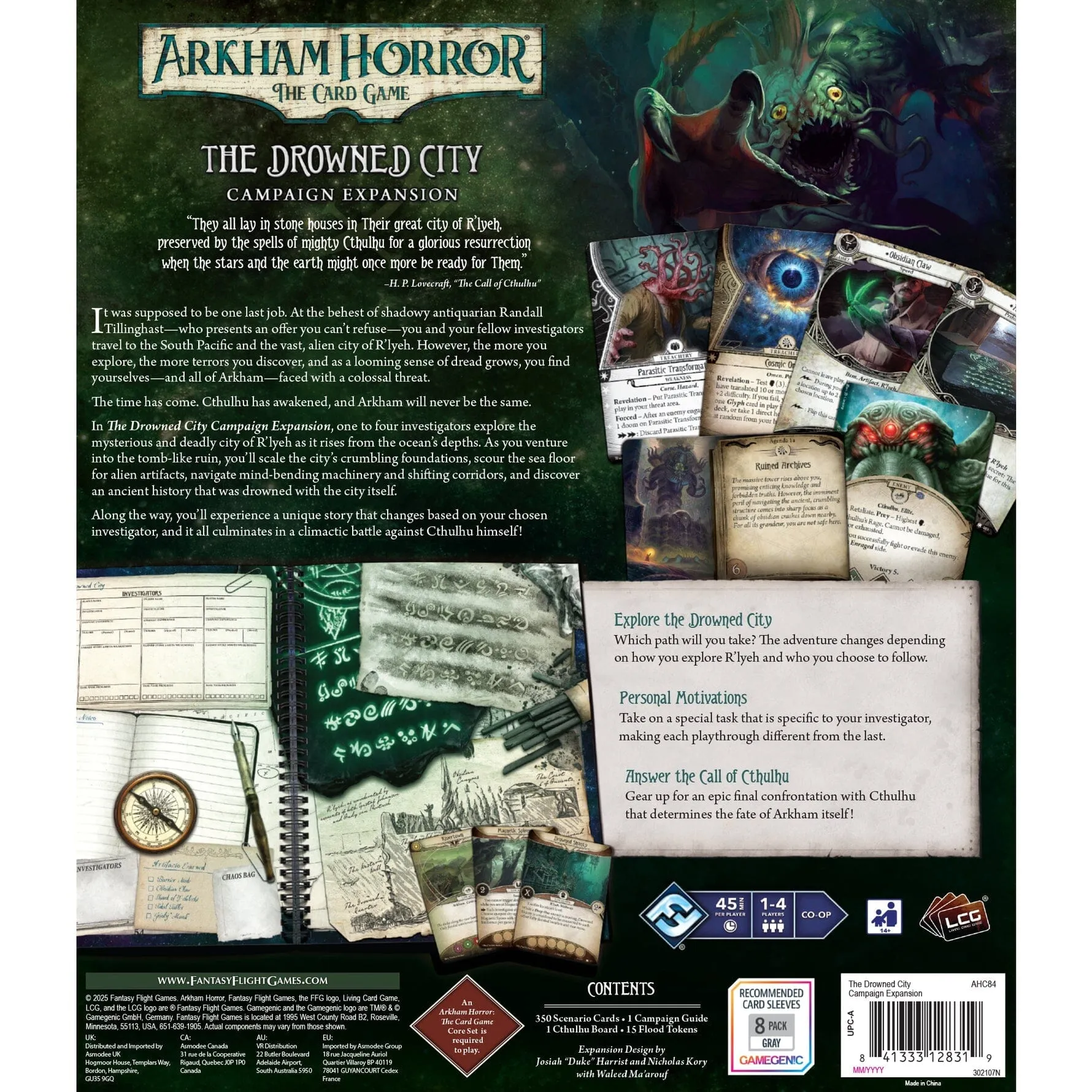 Arkham Horror: The Card Game – The Drowned City Campaign Expansion (PRE-ORDER)