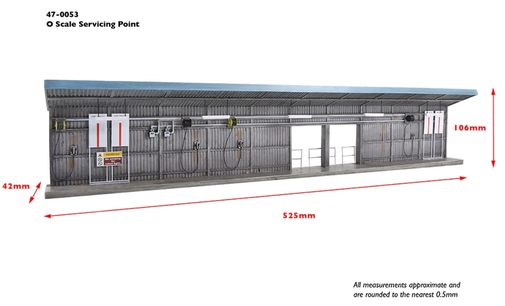 Bachmann O Gauge 47-0053 Diesel Depot Servicing Point