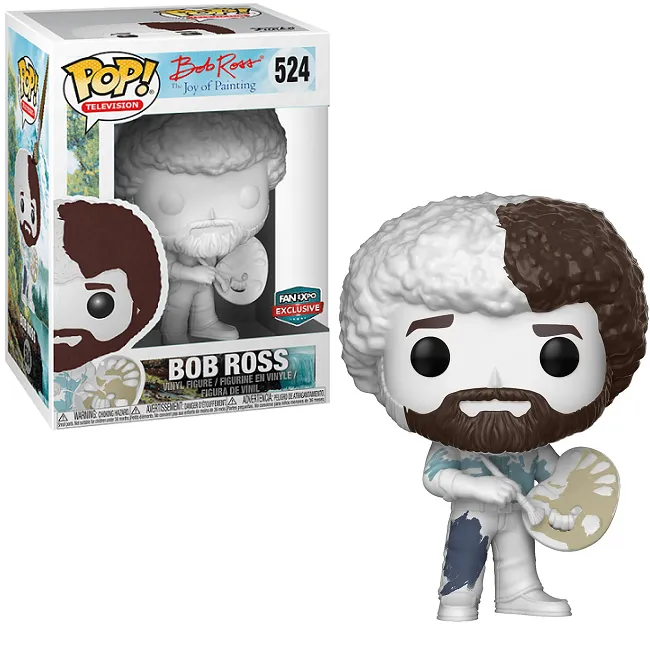 Bob Ross #524 - Joy of Painting Funko Pop! TV [DIY Fan Expo Exclusive]