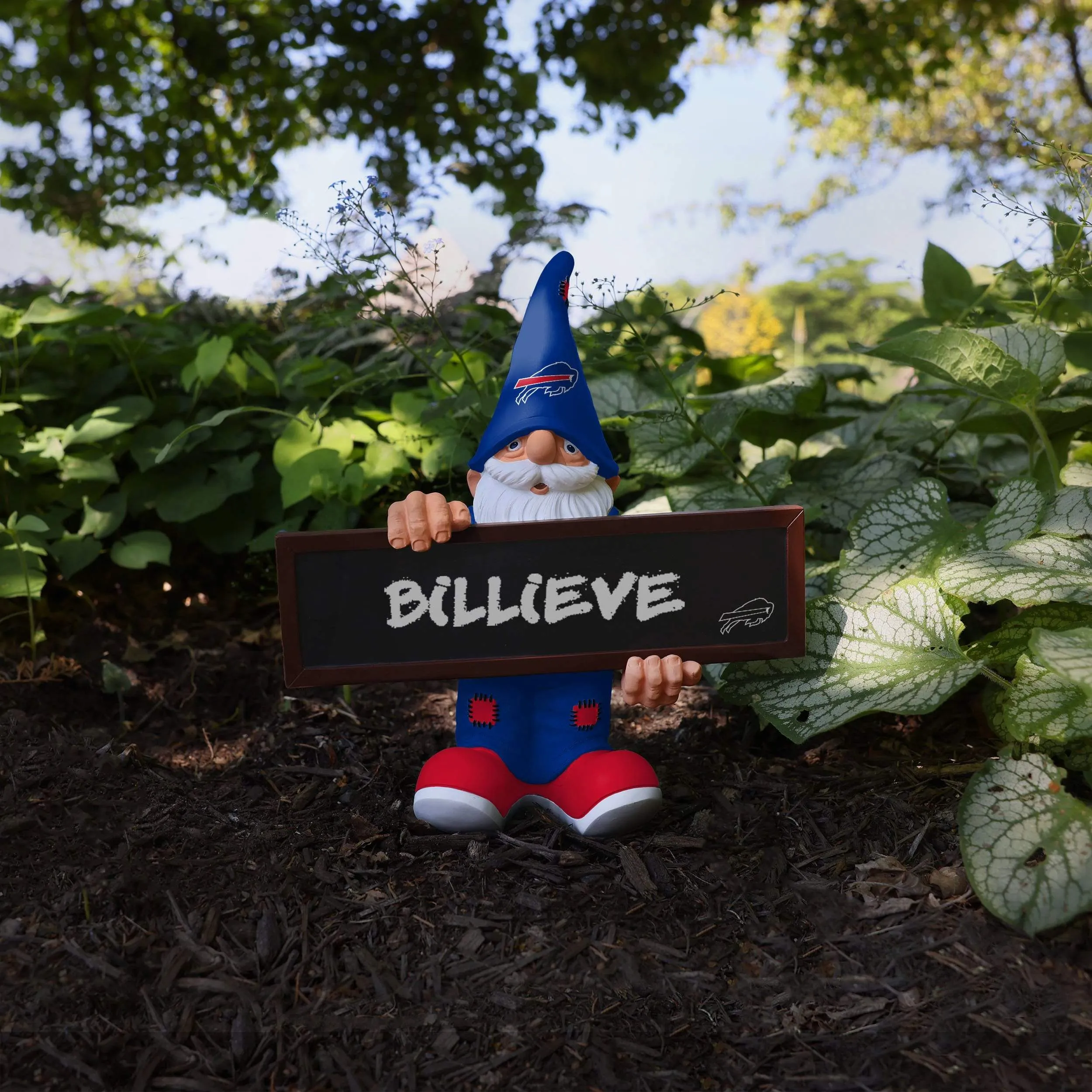 Buffalo Bills Chalkboard Sign Gnome