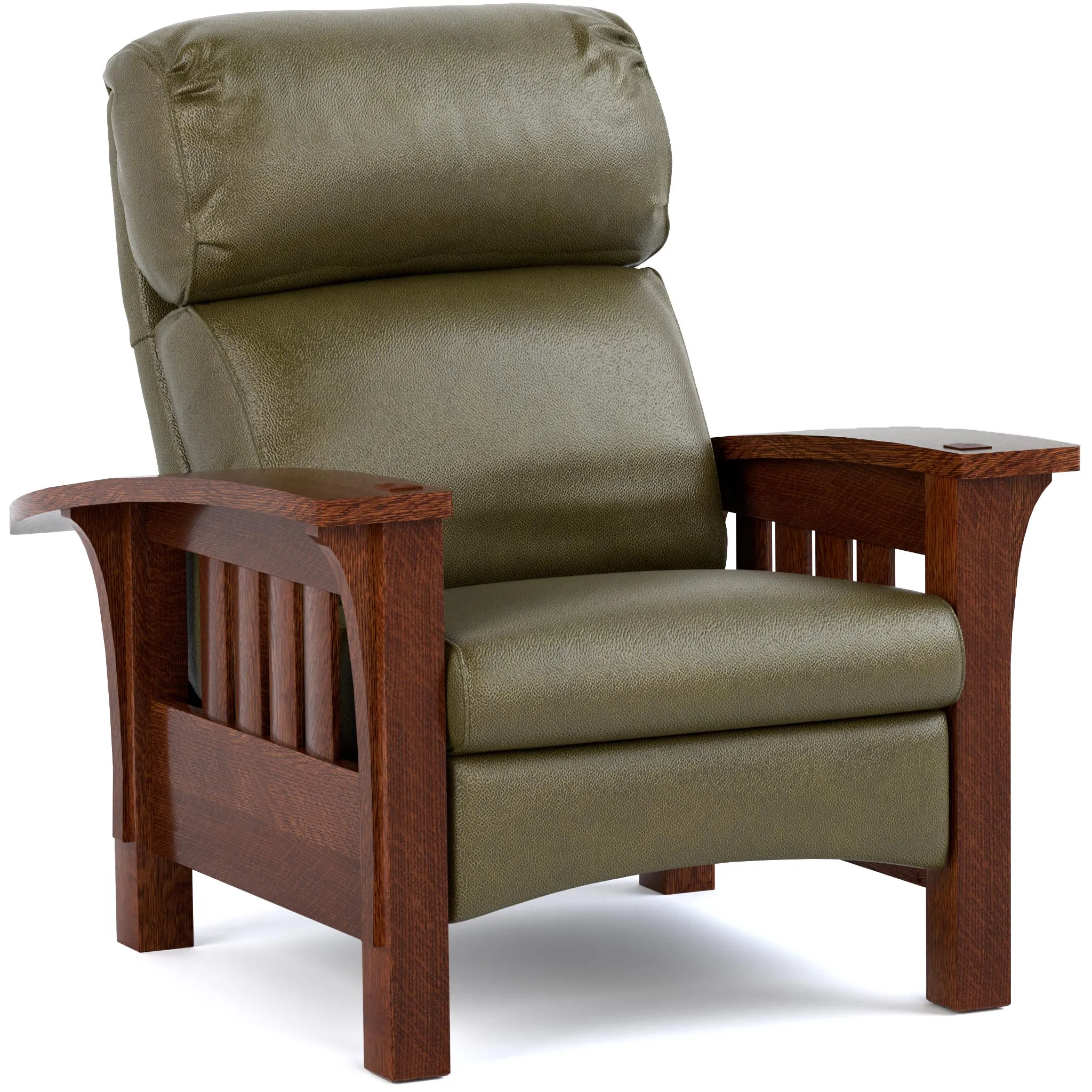 Bustle Back Bow Arm Morris Recliner