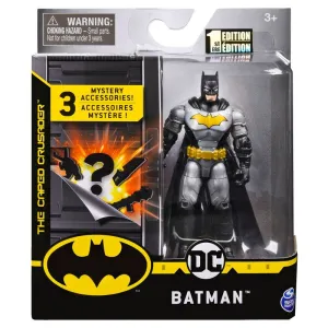 DC Batman Basic 10cm Figure Batman With Gold Bat Symbol