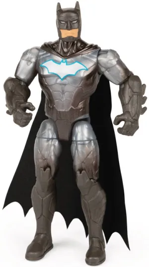 DC Batman Series 2 Batman Basic 10cm Figure Batman Silver Suit With White Bat Symbol