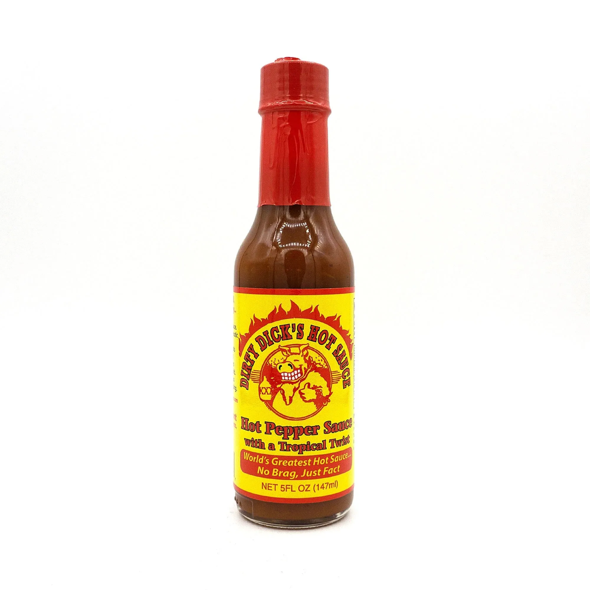 Dirty Dick's Tropical Twist Hot Sauce 5 oz.