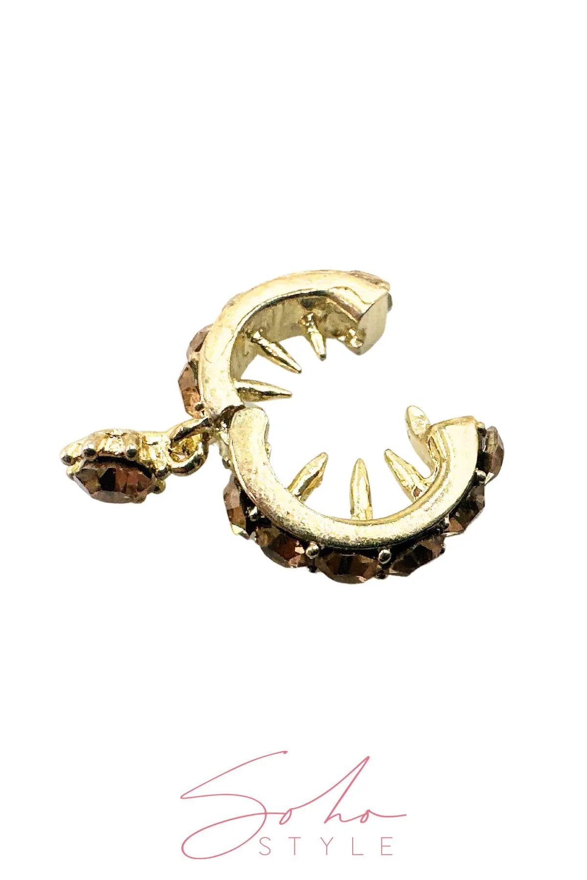 Dreadlocks Hair Braid Crystal Ring Clip