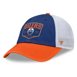 Fanatics One-Timer Cotton Structured Adjustable Mesh Hat - Edmonton Oilers