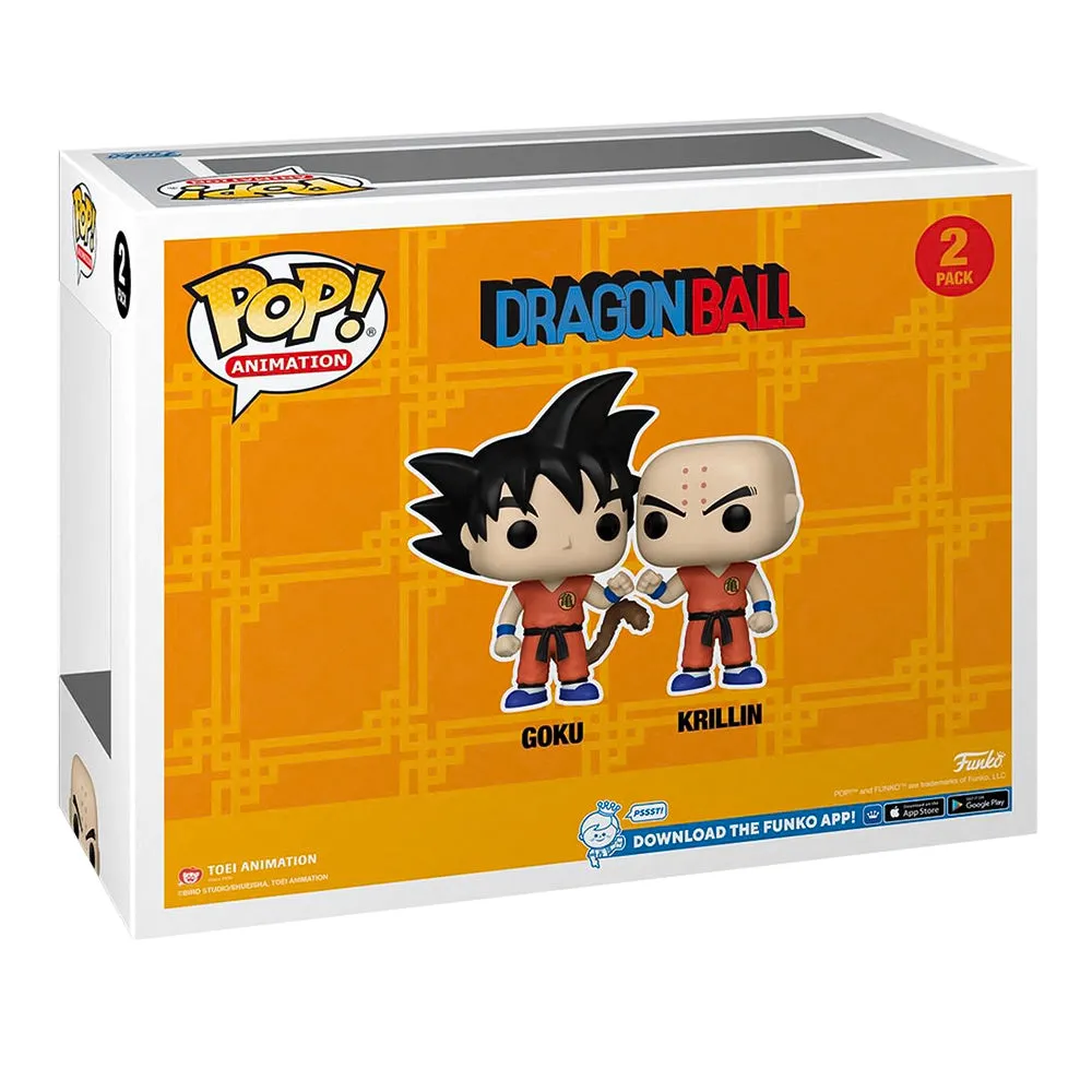 Funko Pop! Animation: Dragon Ball Z - Goku & Krillin Set 2023 Anime Expo Exclusive