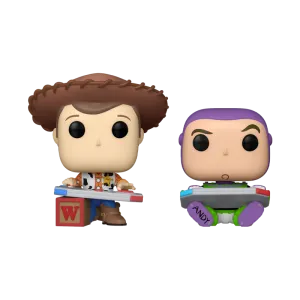 Funko Pop! Disney: Toy Story - Woody & Buzz Lightyear 2-Pack 2024 Limited Edition Entertainment Expo Shared Exclusive