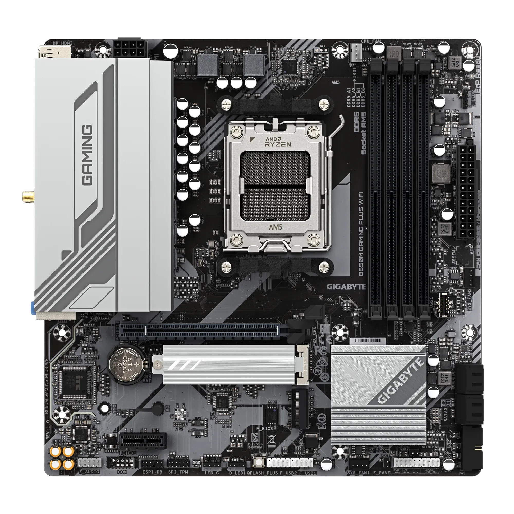 GIGABYTE B650M GAMING PLUS WIFI DDR5,Socket AM5 mATX Motherboard