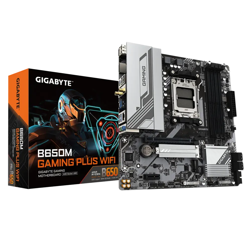 GIGABYTE B650M GAMING PLUS WIFI DDR5,Socket AM5 mATX Motherboard