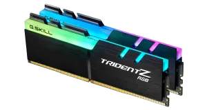 G.SKILL 16GB Kit (2x8GB) Trident Z RGB (for AMD & Intel) F4-3600C18D-16GTZRX DDR4 3600MHz Memory