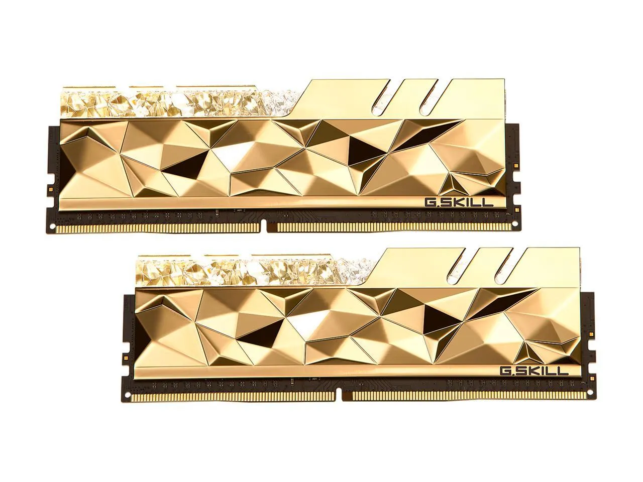 G.SKILL 16GB Kit (2x8GB) Trident Z Royal Elite Gold F4-3600C16D-16GTEGC RGB DDR4 3600MHz Memory