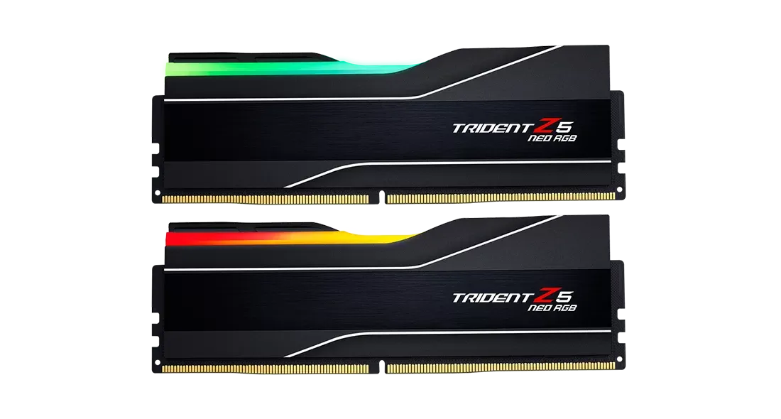 G.SKILL 32GB Kit (2x16GB) Trident Z5 Neo RGB F5-5600J3036D16GX2-TZ5NR DDR5 5600MHz Memory (AMD EXPO & Intel XMP 3.0)