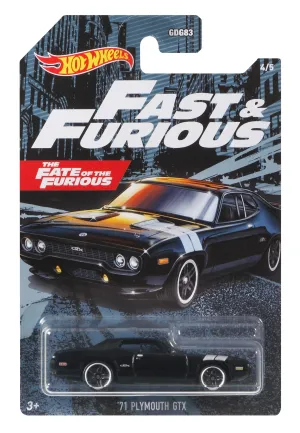 Hot Wheels Themed Entertainment Vehicle Fast & Furious 4/5 '71 Plymouth GTx