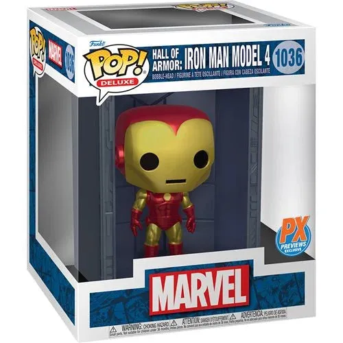 Marvel Iron Man Hall of Armor Model 4 Deluxe Figure - PX