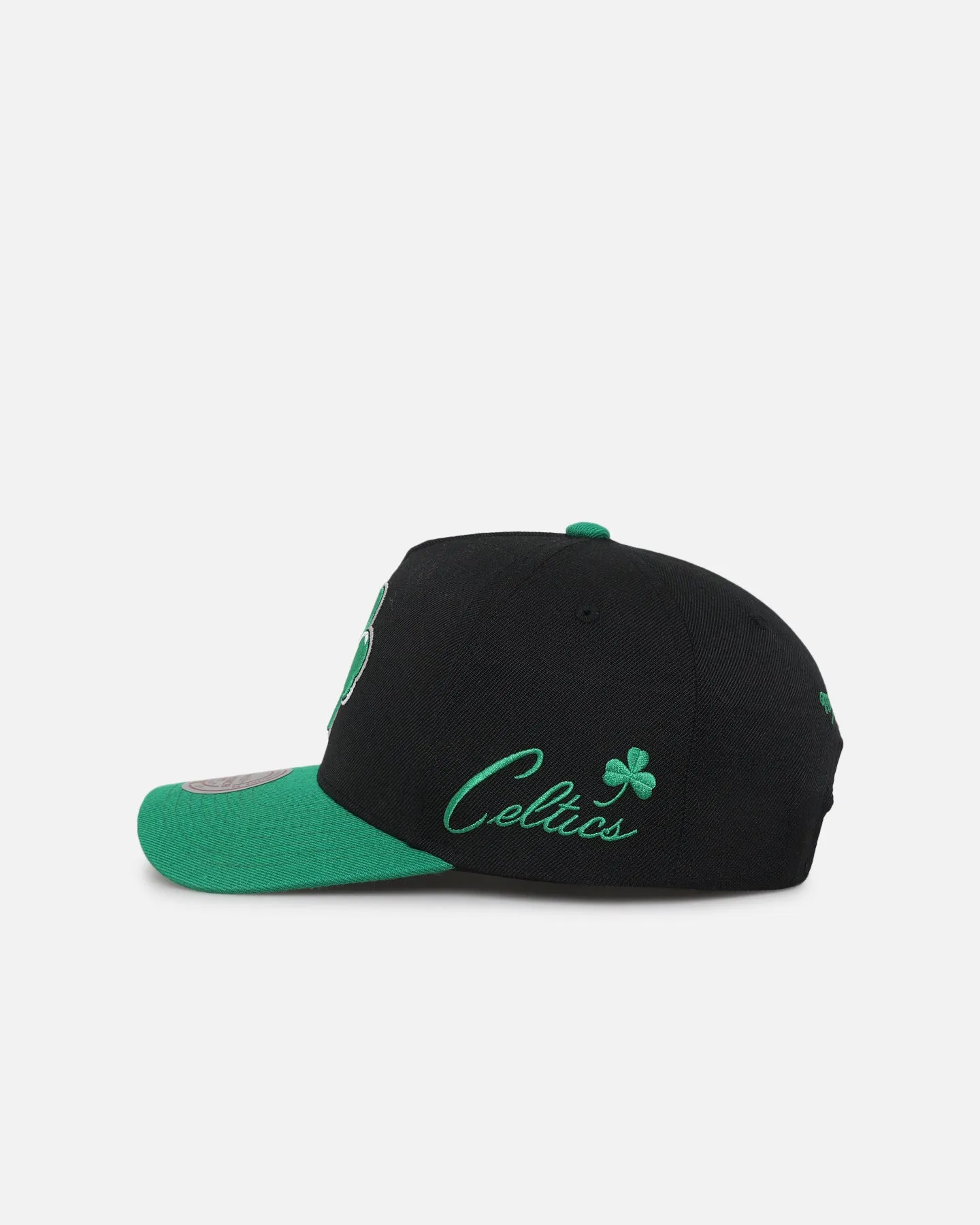 Mitchell & Ness Boston Celtics 'Logo Arch Origins' Pro Crown Snapback Black/Green