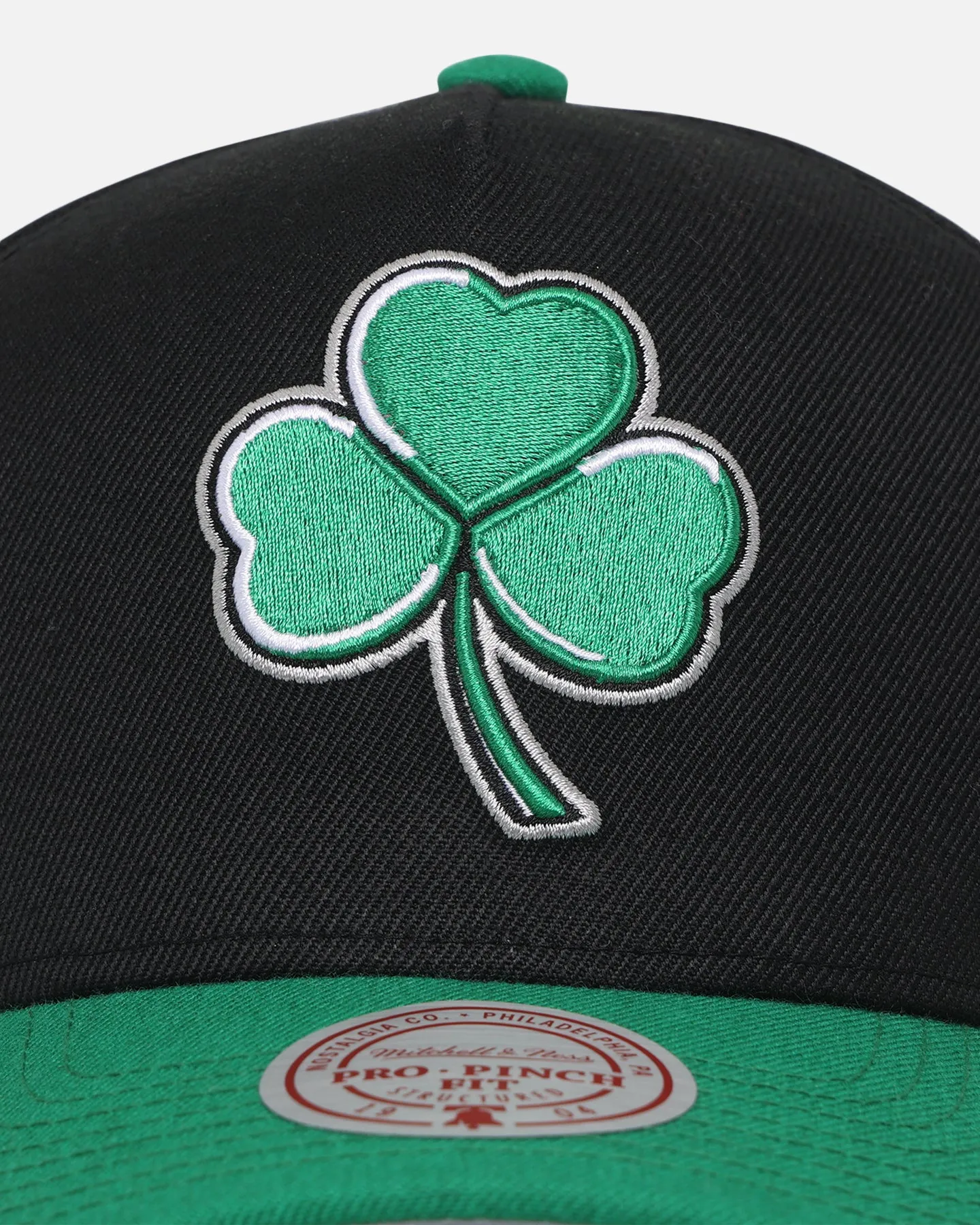 Mitchell & Ness Boston Celtics 'Logo Arch Origins' Pro Crown Snapback Black/Green