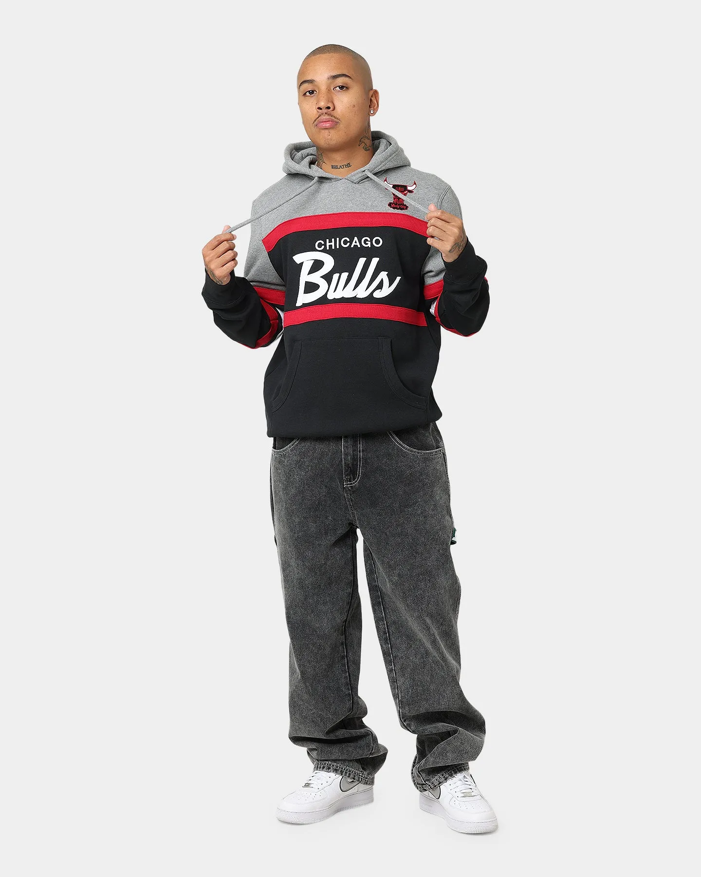 Mitchell & Ness Chicago Bulls Head Coach Hoodie Black