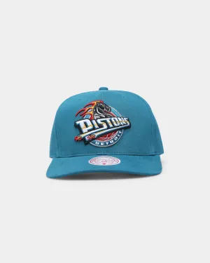 Mitchell & Ness Detroit Pistons 'Easy Win' Pro Crown Snapback Original Team Colours