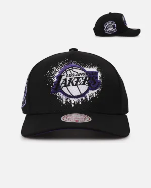 Mitchell & Ness Los Angeles Lakers Champs Graffiti Pro Crown Snapback Black