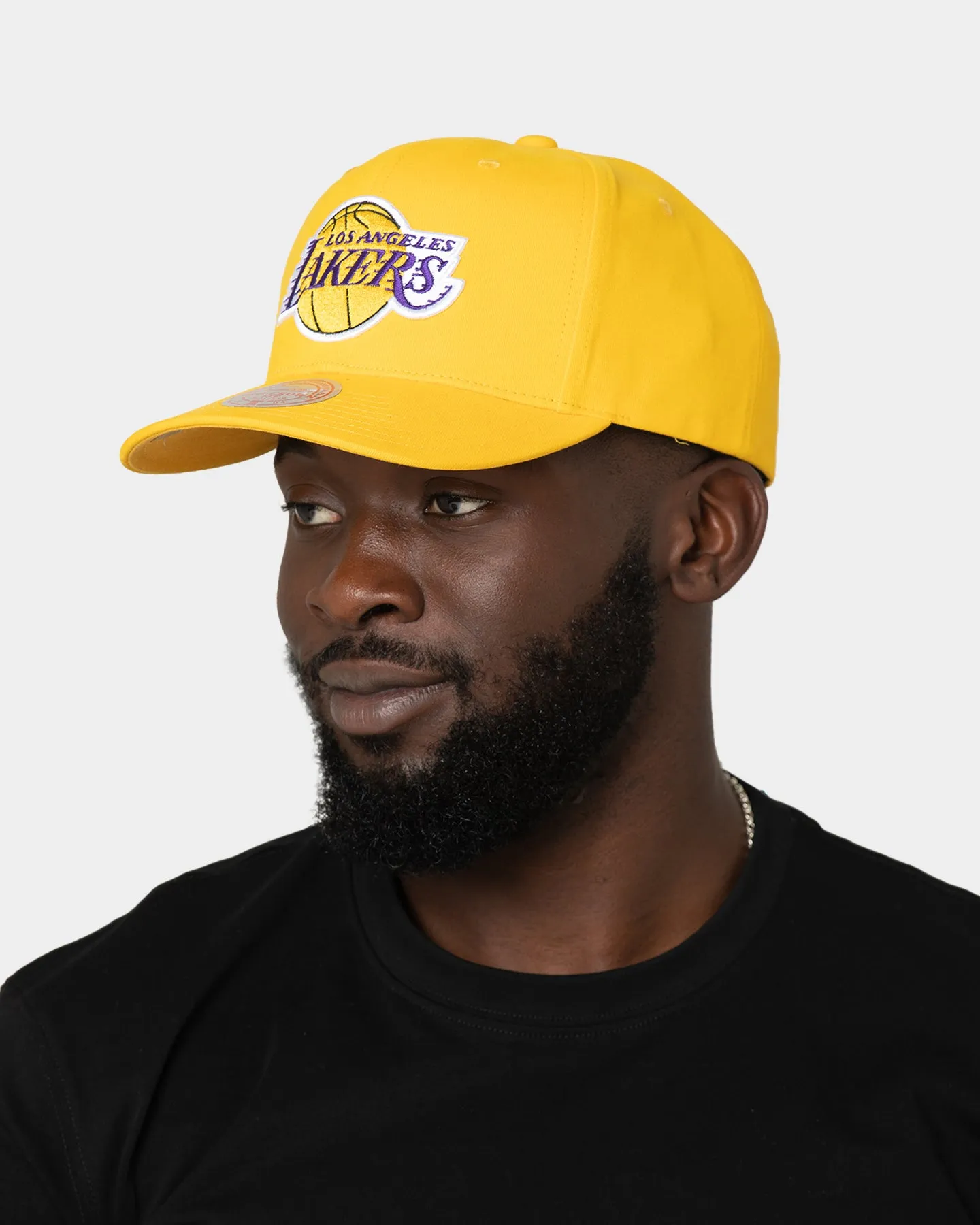 Mitchell & Ness Los Angeles Lakers 'Easy Win' Pro Crown Snapback Yellow