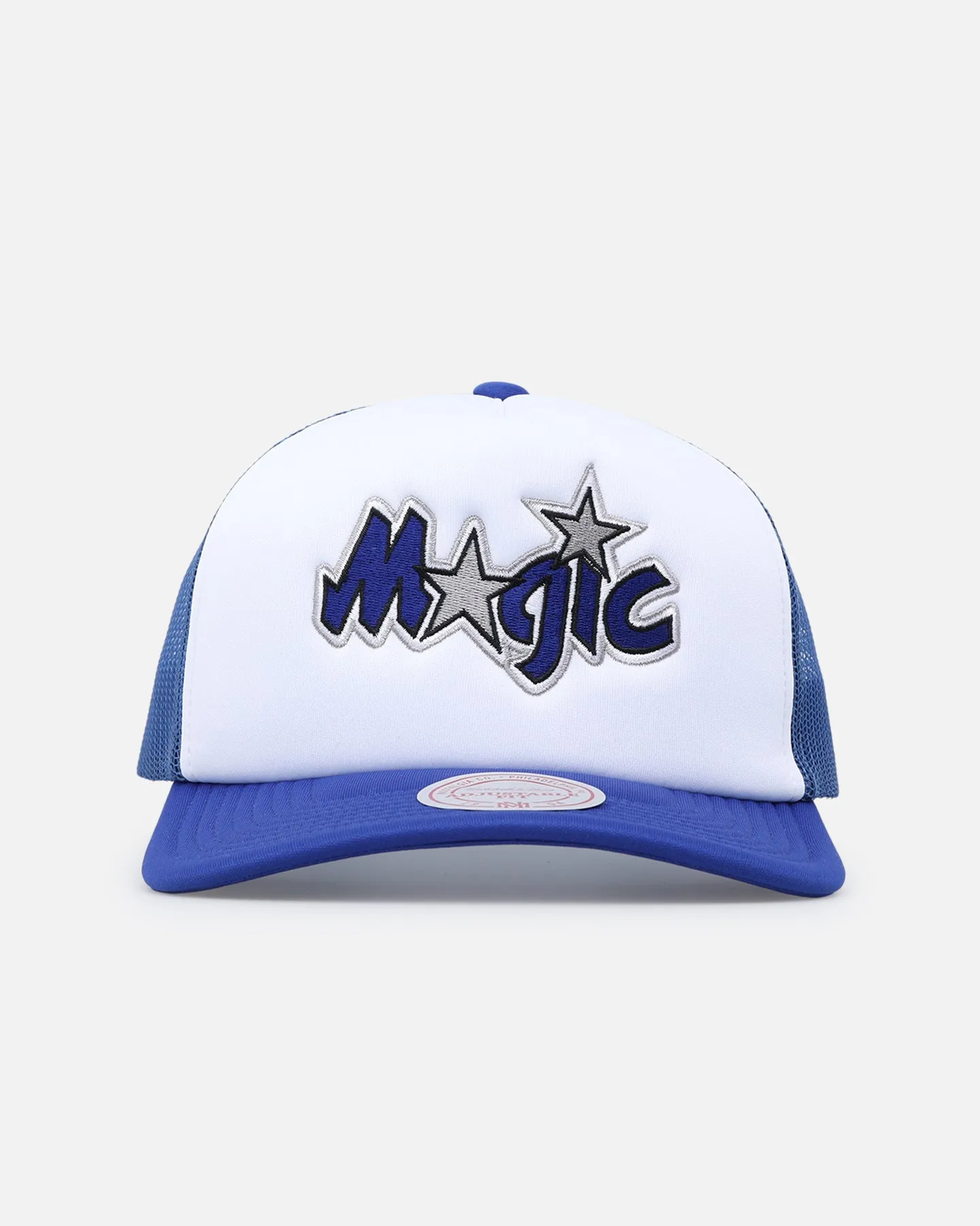 Mitchell & Ness Orlando Magic Logo Foam Trucker Snapback Blue/White