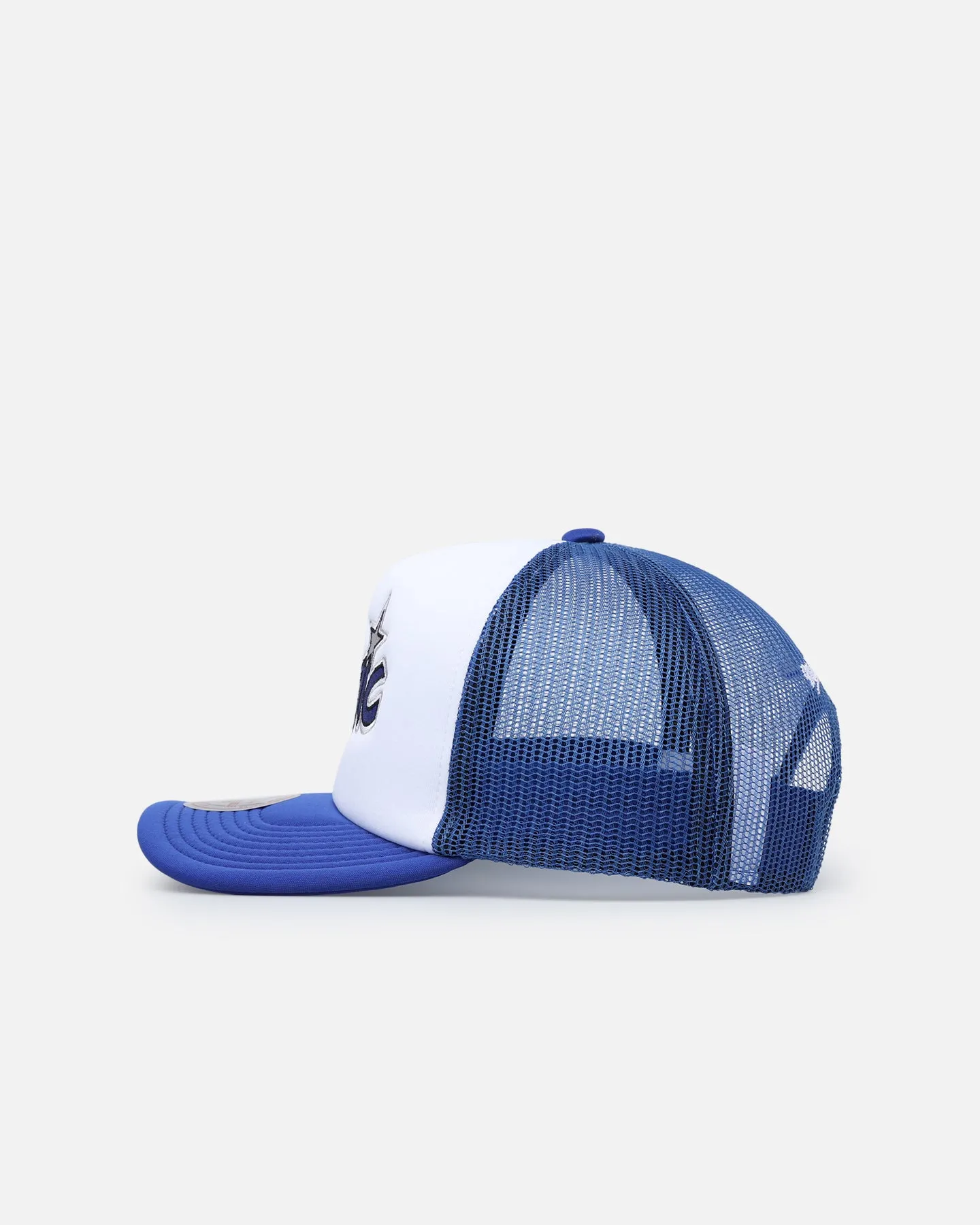 Mitchell & Ness Orlando Magic Logo Foam Trucker Snapback Blue/White