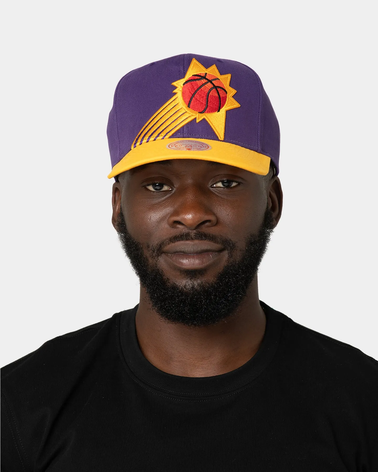 Mitchell & Ness Phoenix Suns 'Hardwood XL Crop Logo' Pro Crown Snapback Original Team Colours