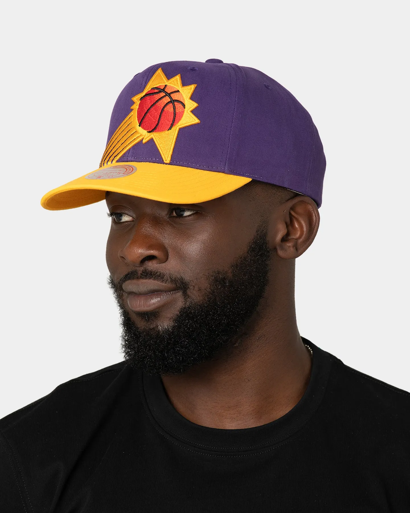 Mitchell & Ness Phoenix Suns 'Hardwood XL Crop Logo' Pro Crown Snapback Original Team Colours