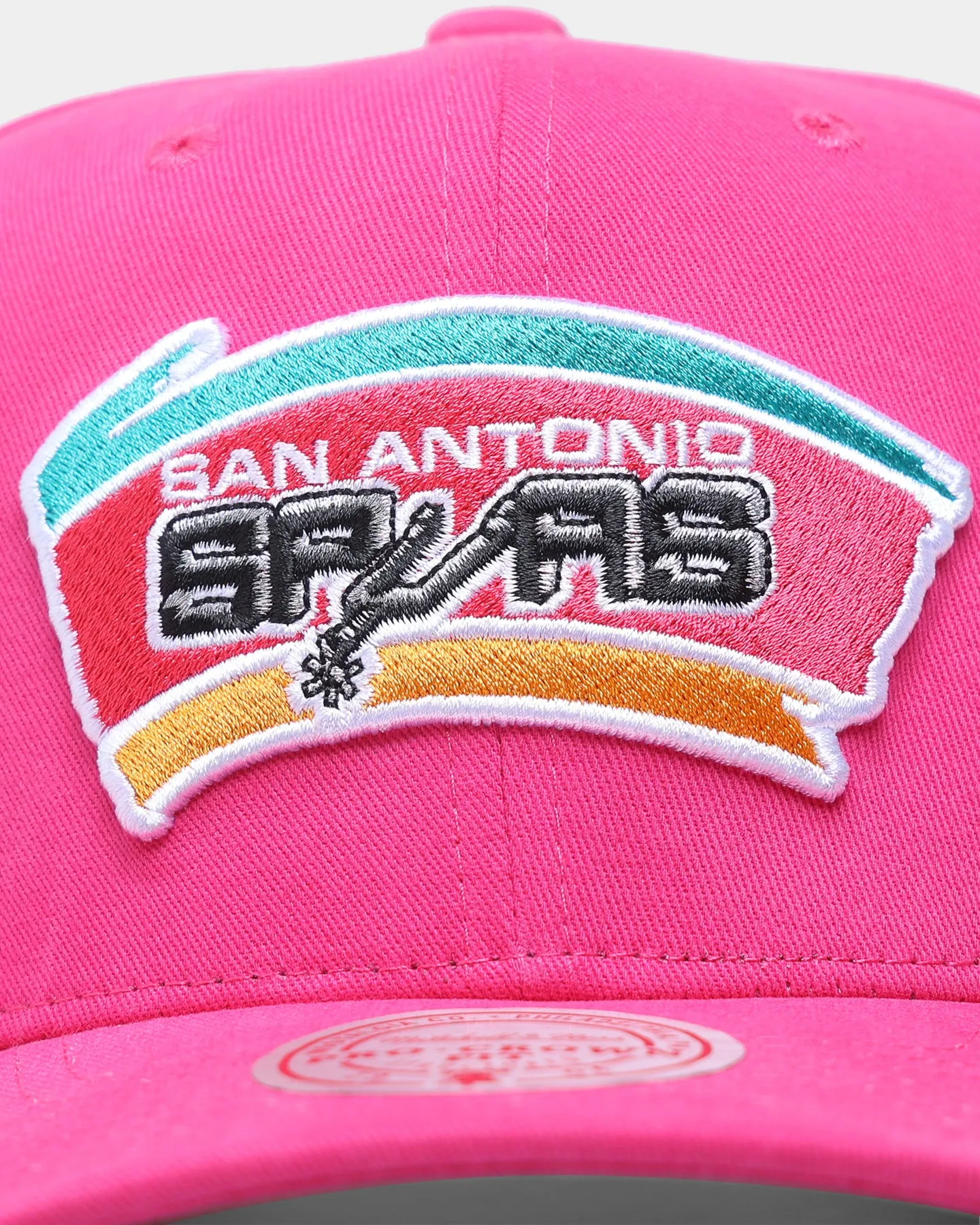 Mitchell & Ness San Antonio Spurs 'Easy Win' Pro Crown Snapback Original Team Colours