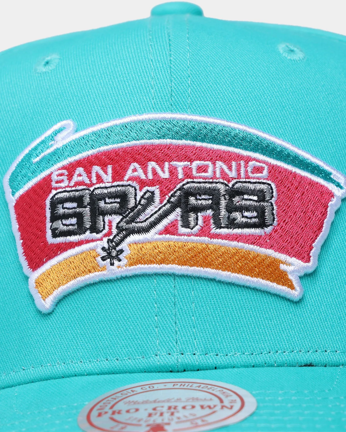 Mitchell & Ness San Antonio Spurs 'Easy Win' Pro Crown Snapback Teal