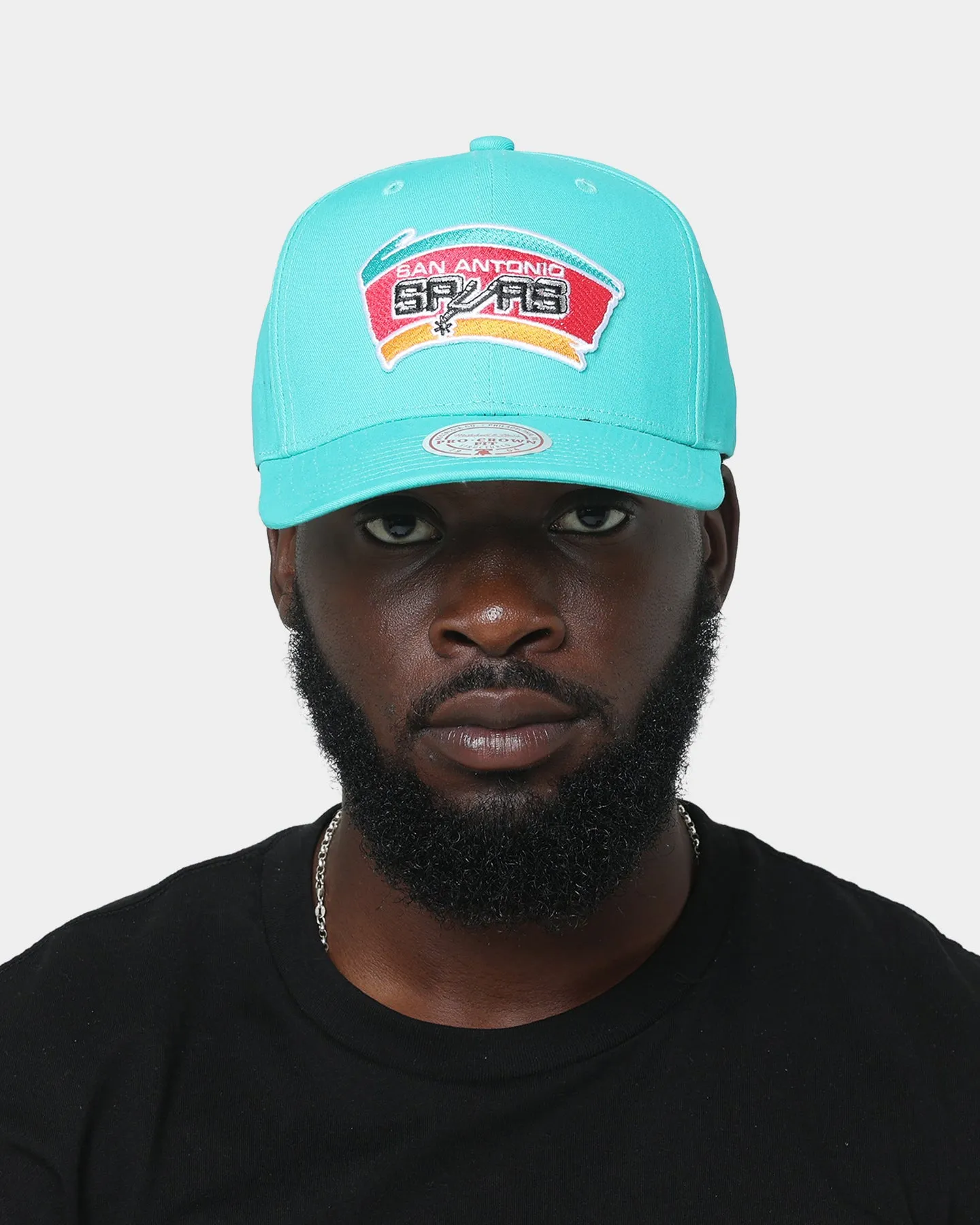 Mitchell & Ness San Antonio Spurs 'Easy Win' Pro Crown Snapback Teal