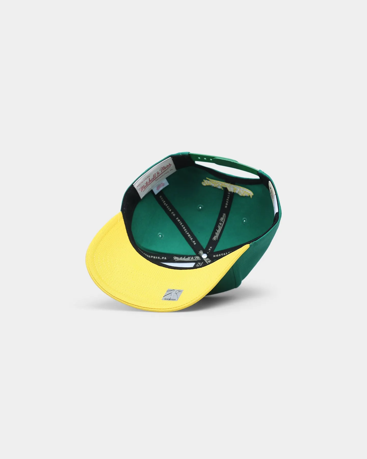 Mitchell & Ness Seattle Supersonics 'Hardwood XL Crop Logo' Pro Crown Snapback Original Team Colours