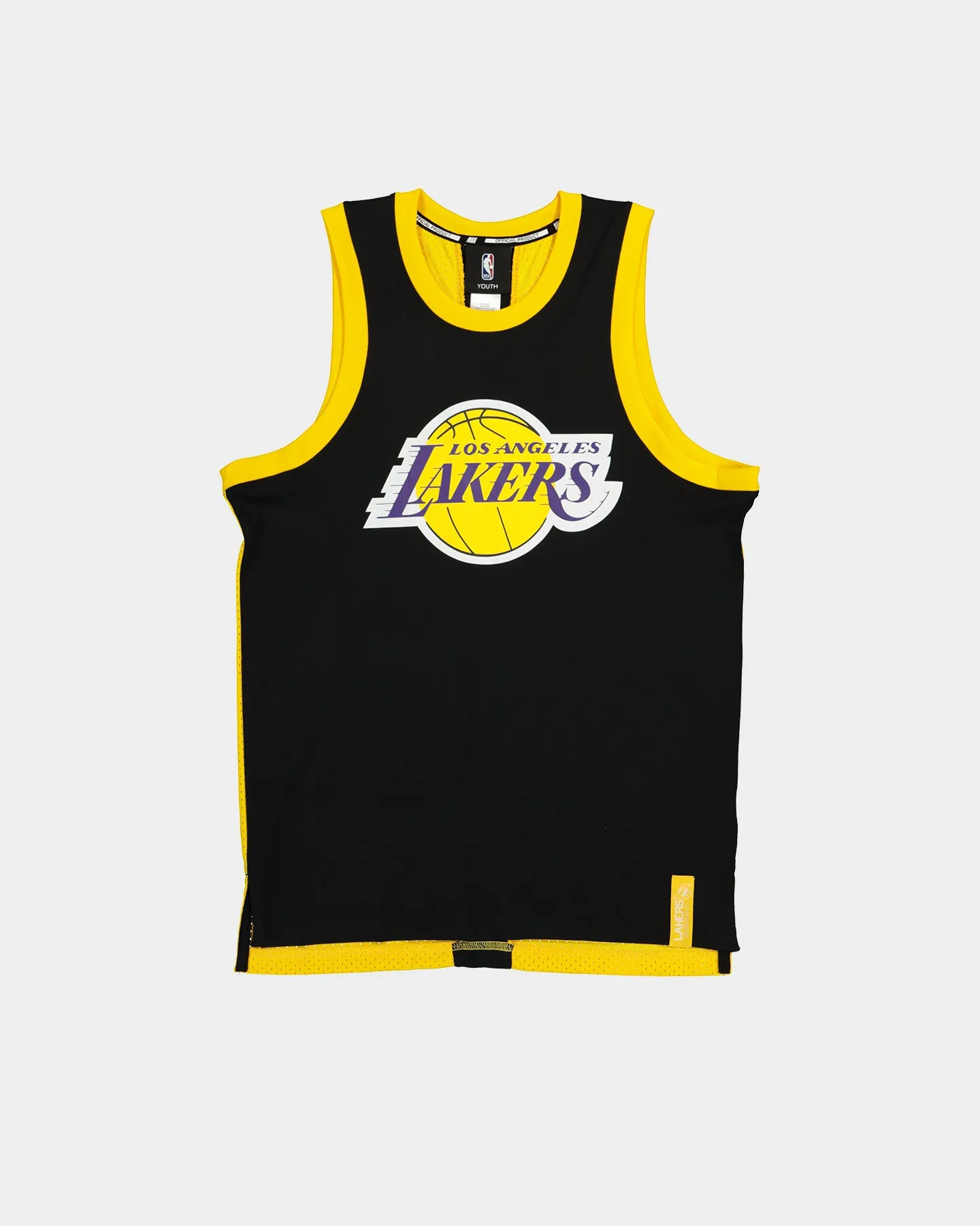 NBA Kids' Los Angeles Lakers Ally Oop Mesh Tank Black