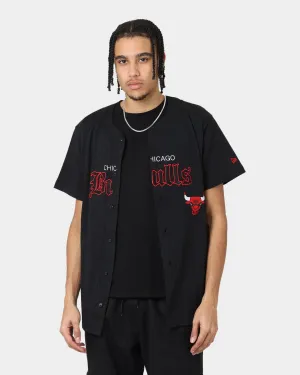 New Era Chicago Bulls Button Up Black/White