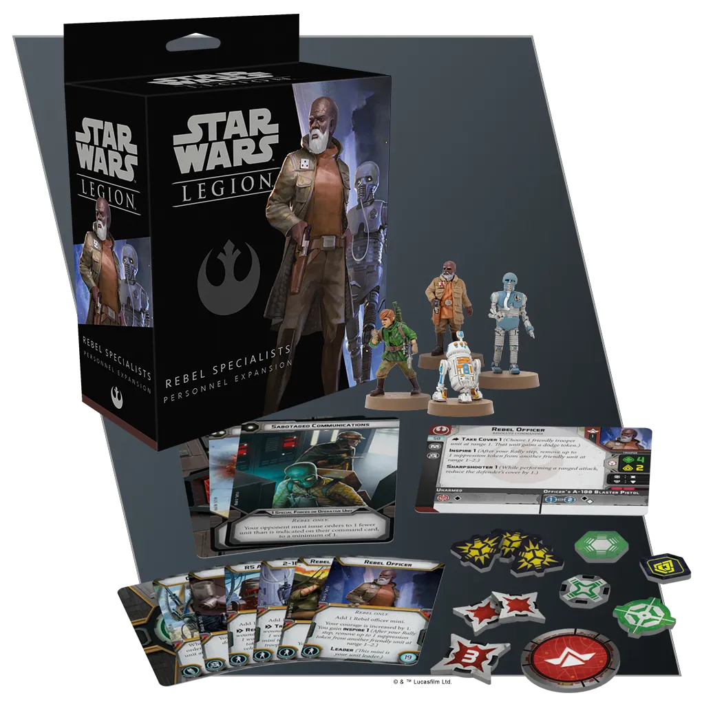 Star Wars: Legion: Rebel Specialists  Personnel