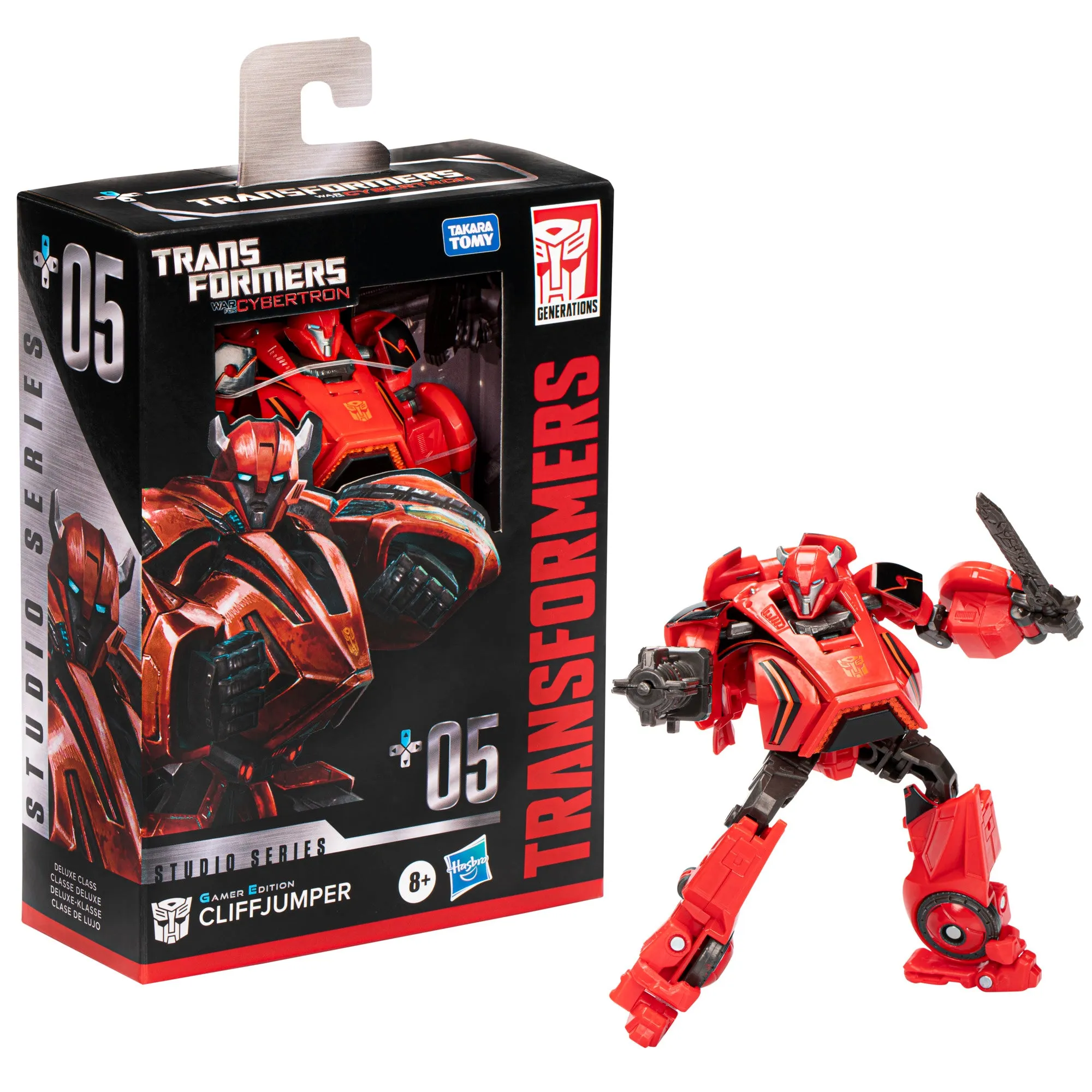 Transformers Studio Series Deluxe Transformers: War for Cybertron 05 Gamer Edition Cliffjumper