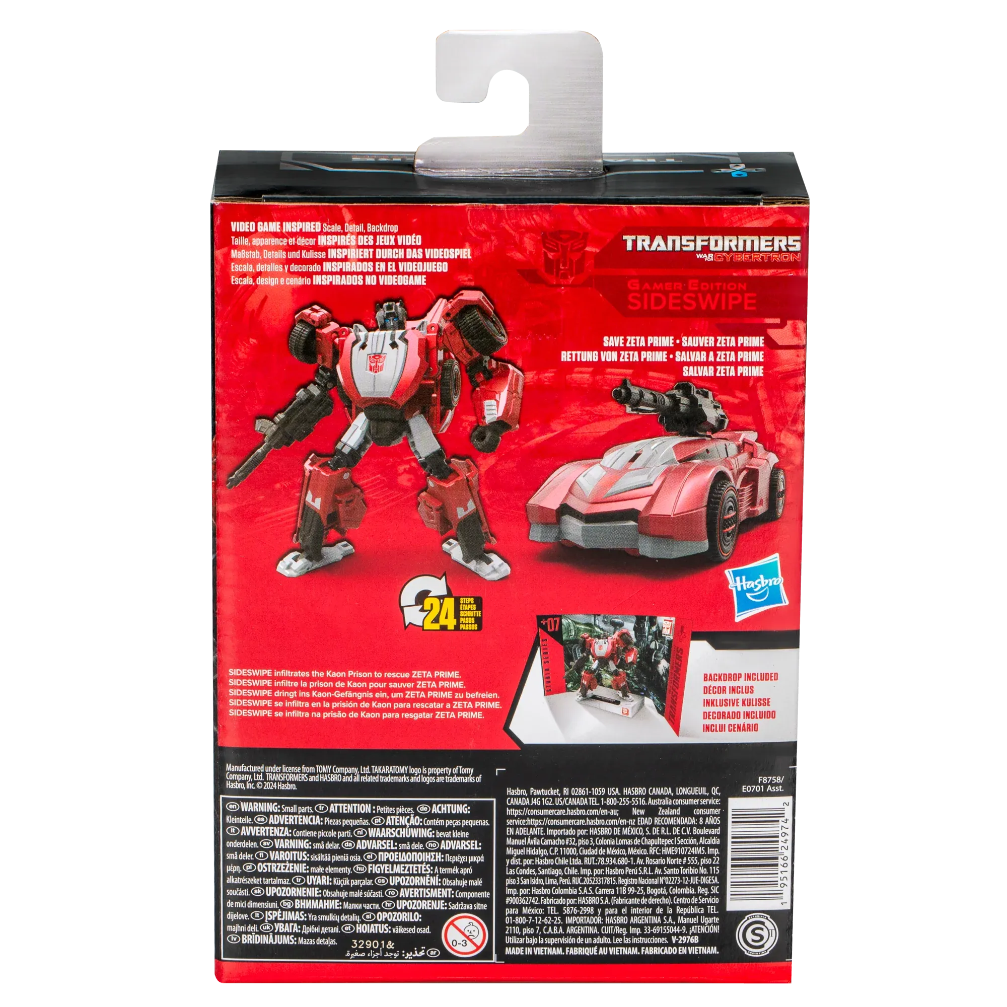 Transformers Studio Series: Gamer Edition #07 Deluxe Sideswipe Action Figure (F8758)